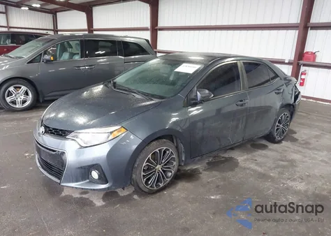 2015 Toyota Corolla S Plus z USA, uszkodzony, nr VIN 2T1BURHE9FC453016